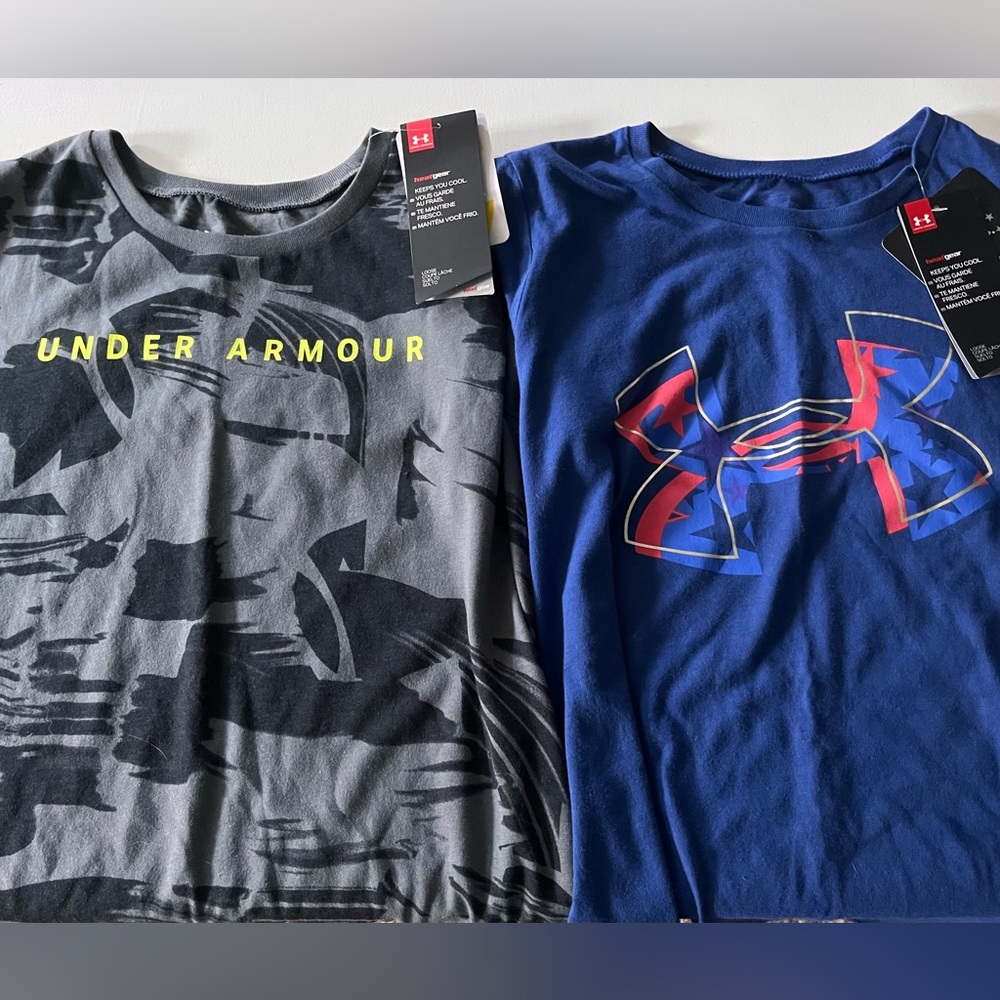 NWT- Pair of Under Armour Girls T Shirts